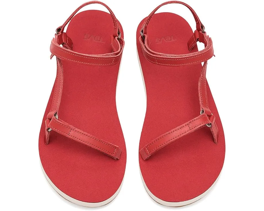 Кожаные сандалии Teva Original Universal Slim с регулируемыми ремешками на липучке