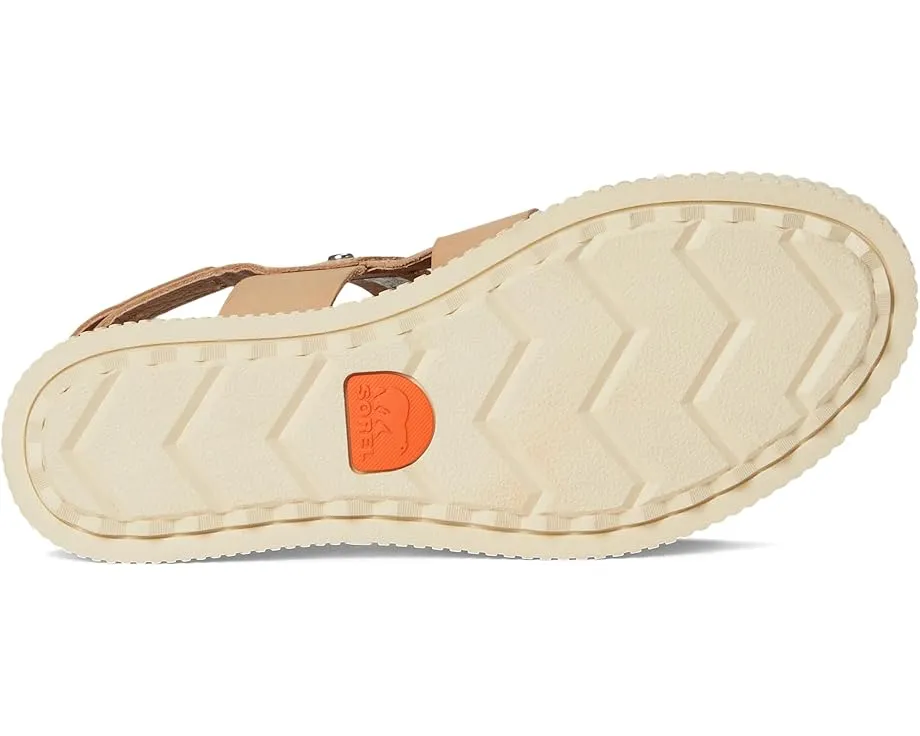Сандалии SOREL Ona Ave™ Slingback Flat с ремешком на липучке и стелькой из ЭВА