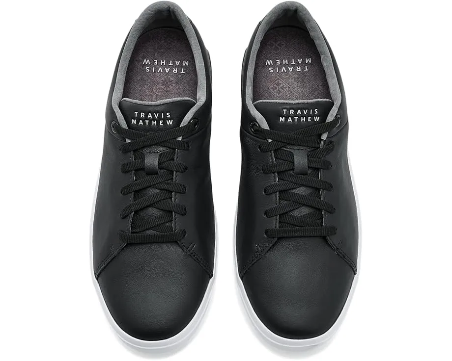 Кроссовки TravisMathew The Modern Cup из кожи с логотипом на язычке