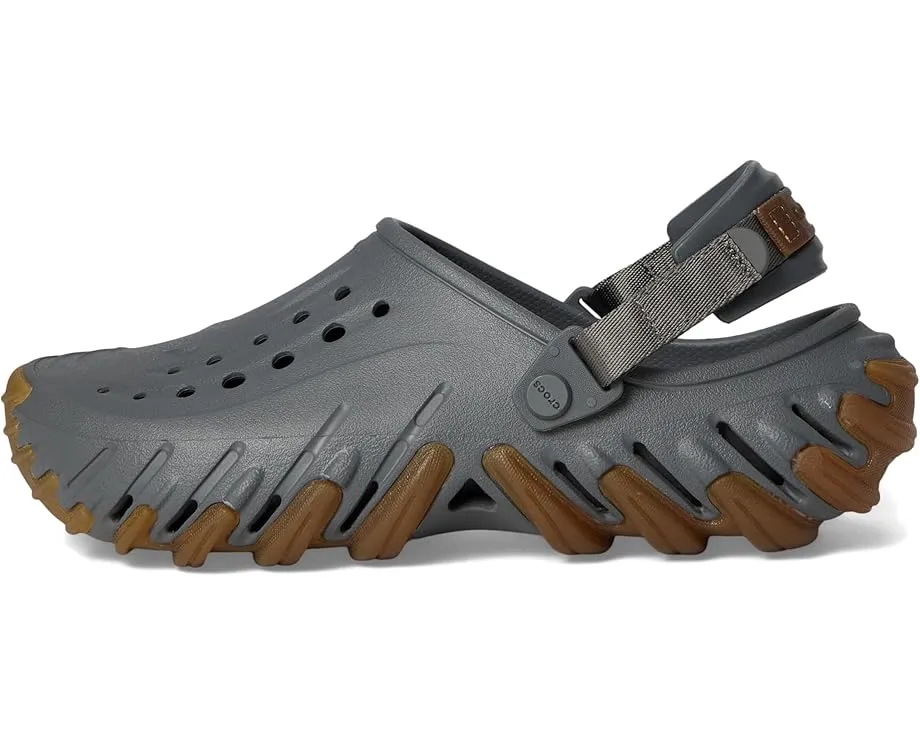 Клоги Crocs Echo Gum Ro с регулируемым задним ремешком и резиновой подошвой