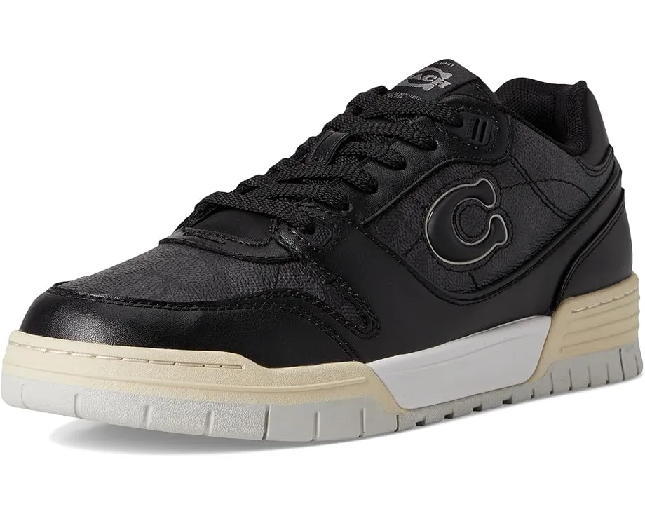 Кроссовки COACH Soho With Signature Canvas с верхом из кожи и фирменного материала