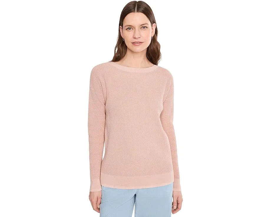 Пуловер L.L.Bean с вафельной вязкой и широким воротником