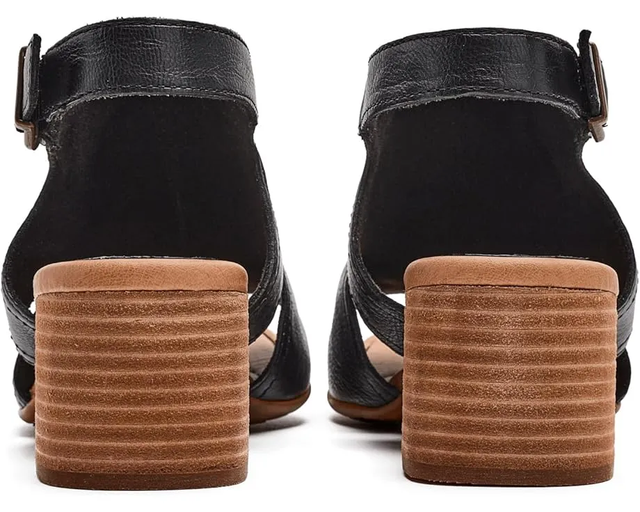 Сандалии Born Swinton с каблуком из натурального дерева