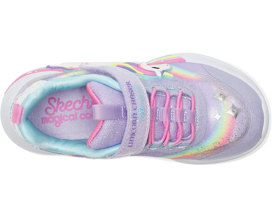 Кроссовки Skechers Unicorn Chaser со светящейся подошвой и ремешком