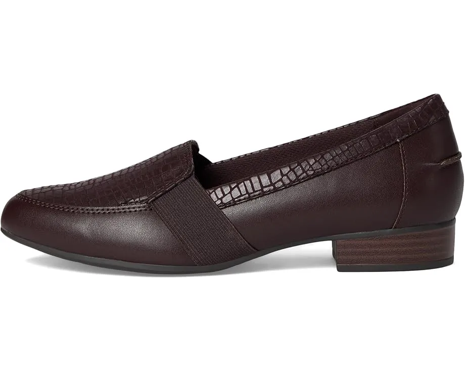 Лоферы Clarks Juliet Beat с квадратно-круглым носком и каблуком из термопластичной резины
