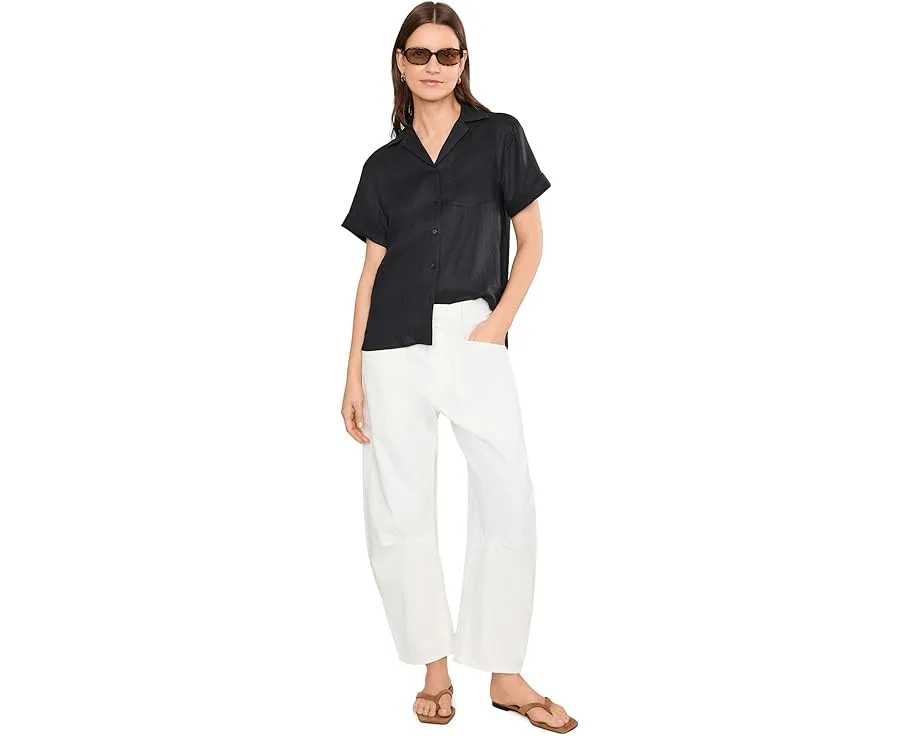 Льняная рубашка Linen Short Sleeve Camp Shirt от Lauren Ralph Lauren