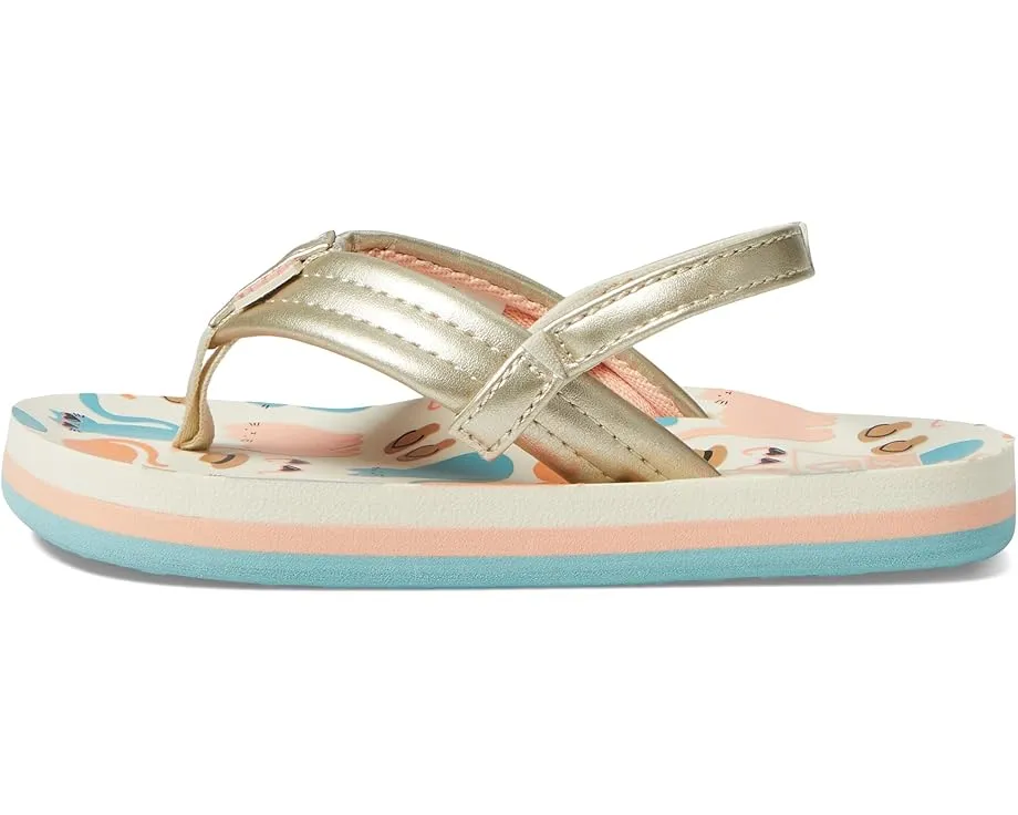 Детские сланцы Reef Little Ahi с мягкими ремешками и стелькой из ЭВА