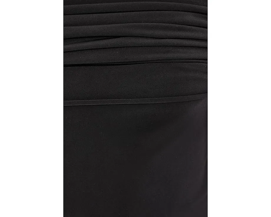 Платье для пиклбола с капюшоном и расклешенным подолом Norma Kamali