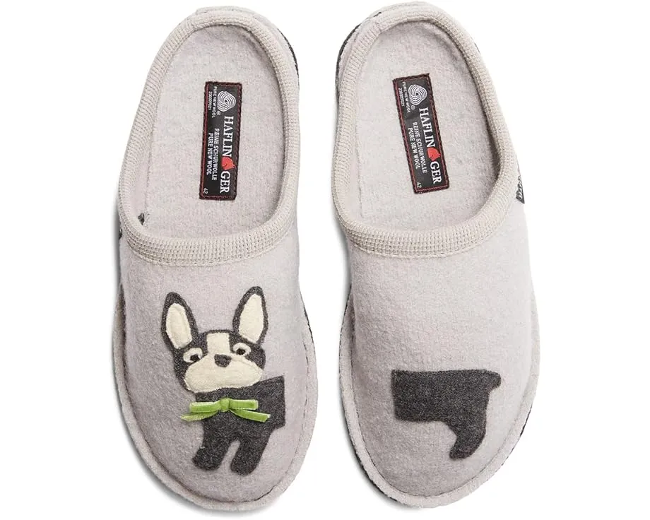 Haflinger Puppy домашние тапочки с принтом щенка и нескользящей подошвой