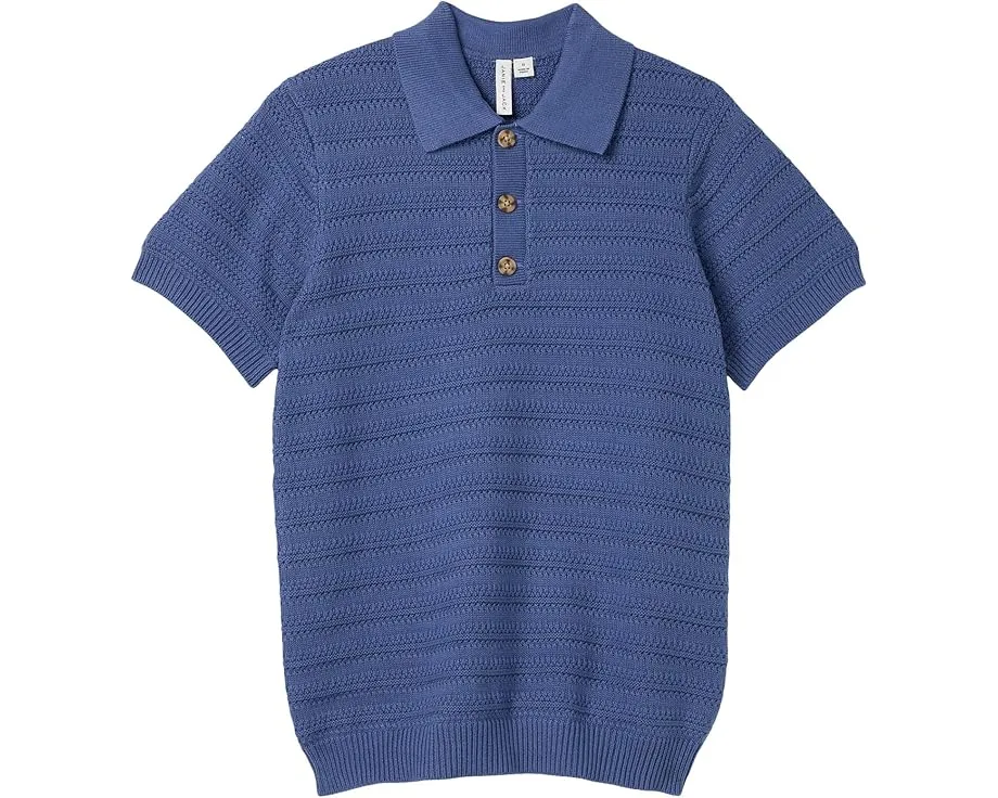 Детский поло свитер Janie and Jack с короткими рукавами и воротником