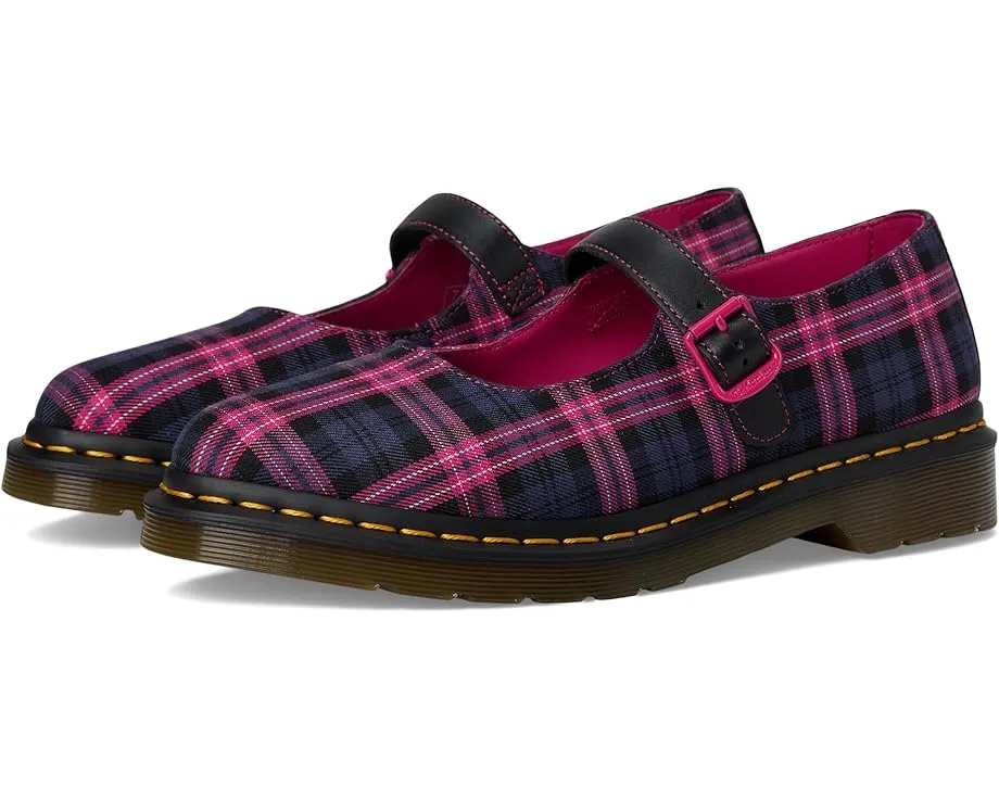 Балетки Elphie Mary Jane от Dr. Martens с острым носком и ремешком на пряжке