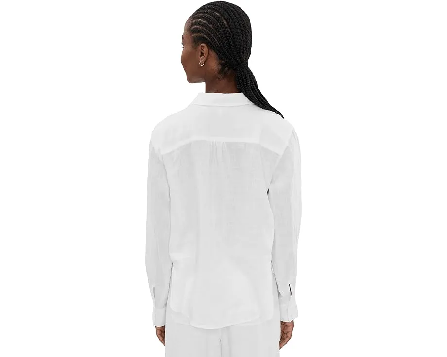 Stella Lnen Trim Button-Down