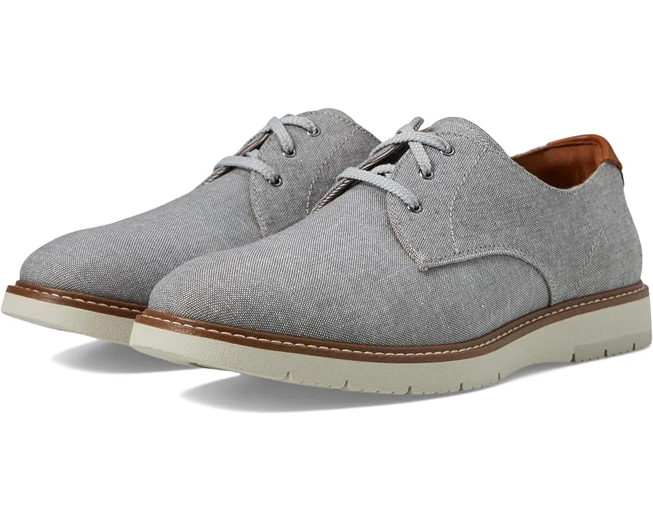 Оксфорды Florsheim Vibe Canvas Plain Toe из хлопка и кожи на клиновидной подошве