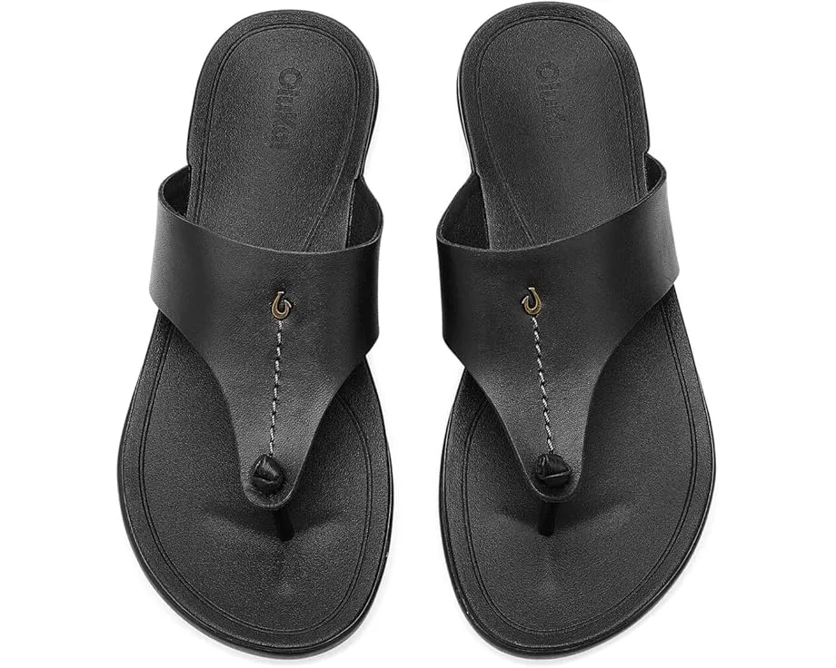 Кожаные сандалии Ho'opio Mele с узлом на перемычке и поддержкой от OluKai