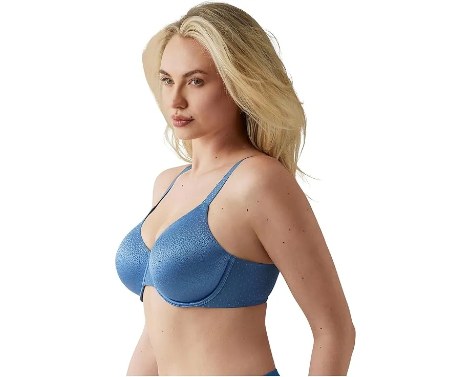 Бюстгальтер Wacoal Back Appeal на косточках с кружевом в горошек