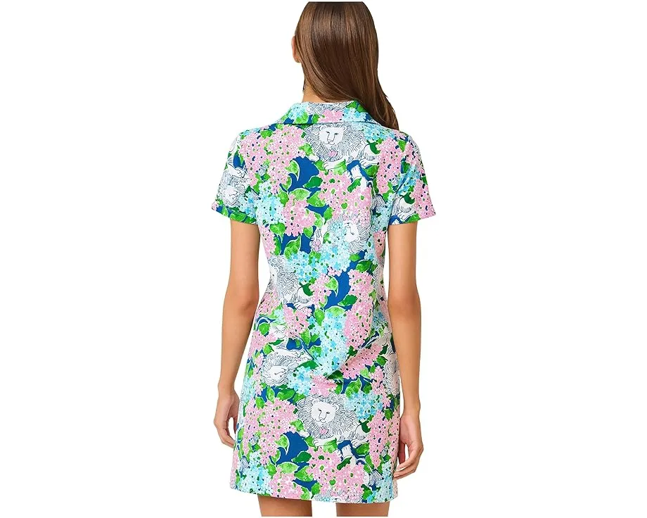Lilly Pulitzer платье Eleni с защитой UPF 50+ и длинными рукавами