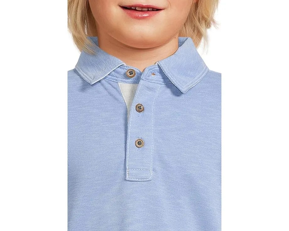 Поло Johnston & Murphy Kids в винтажном стиле с текстурой слэб