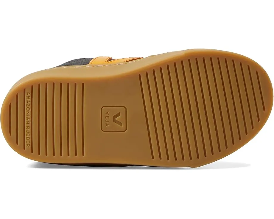 Детские зимние кроссовки VEJA Small V-10 Mid с искусственным мехом