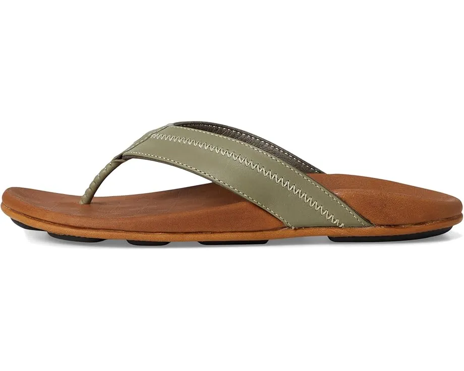 Сандалии OluKai Hiapo с ремнями из премиальной кожи и анатомической стелькой