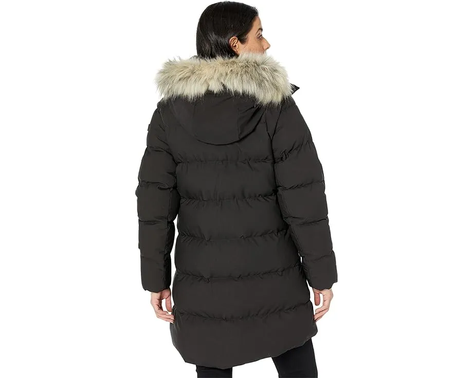 Пуховая парка Blossom с высоким ворсом и съемным искусственным мехом