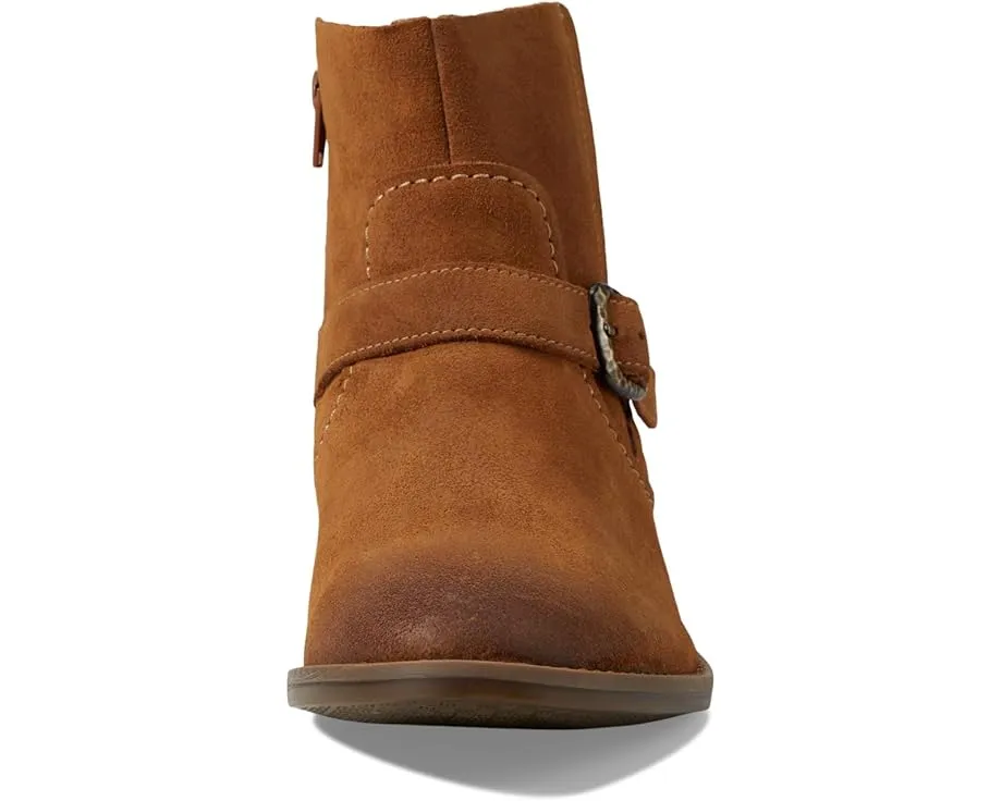 Ботинки Clarks Camzin Loop из кожи с боковой молнией и декоративной пряжкой