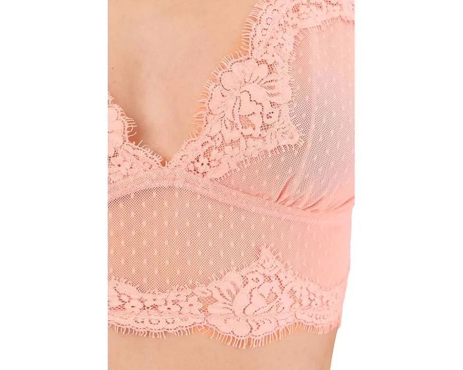 Free People Длинное бра Fiona с V-образным вырезом и треугольными чашками