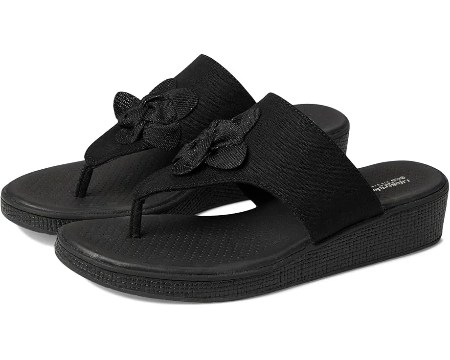 Шлепанцы Bloom с Т-образным ремешком и текстильной стелькой