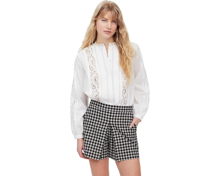 Madewell Gingham Mini Skort с клетчатым принтом и карманами