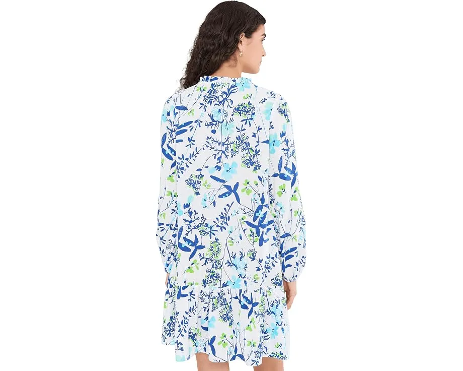 Туника Shaley Tunic Dress Lilly Pulitzer с воротником рюш и пуговицами