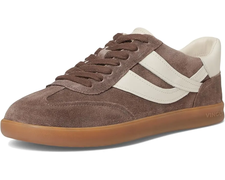 Кроссовки Vince Oasis-W из мягкой кожи и замши с волнообразным дизайном