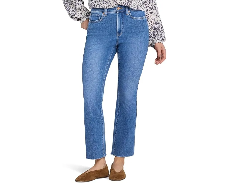 Джинсы NYDJ Petite Bootcut Ankle с высокой посадкой и технологией Cool Embrace