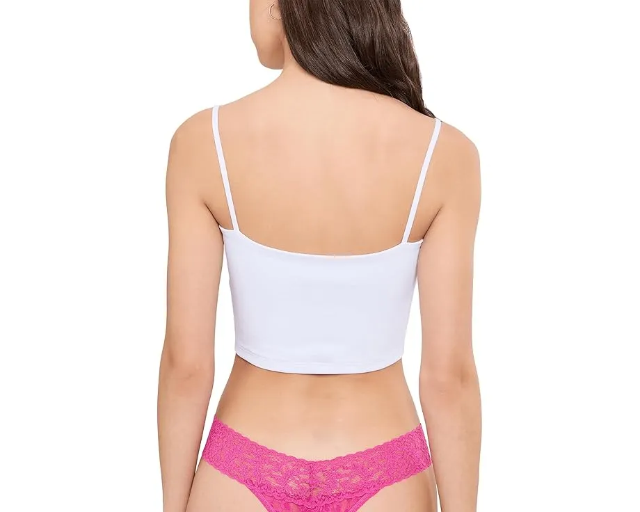 Синий набор стрингов Signature Lace Original Rise Thongs 3 Pack Hanky Panky