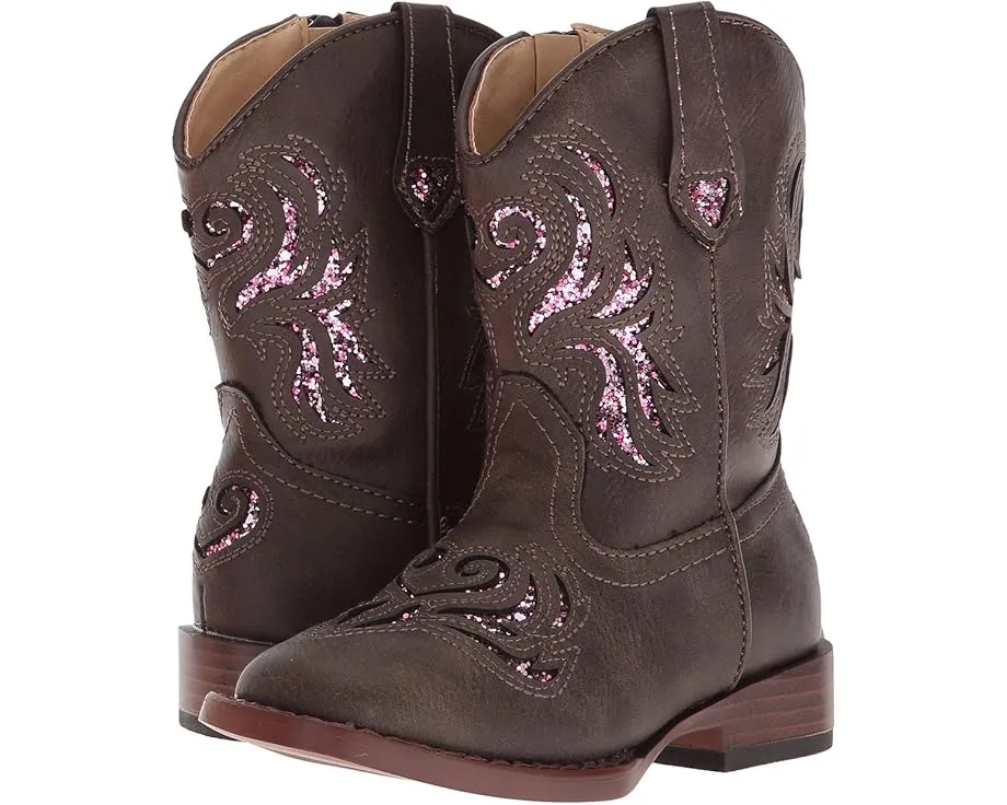 Ковбойские сапоги Roper Kids Glitter Breeze с лазерной перфорацией