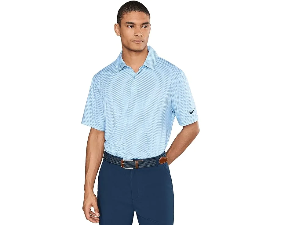 Пижамная рубашка Nike Dri-FIT Good Polo с коротким рукавом и цветочным принтом