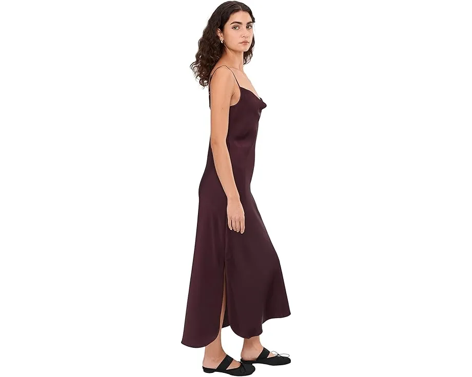 Платье AllSaints Hadley без рукавов с запахом и разрезом