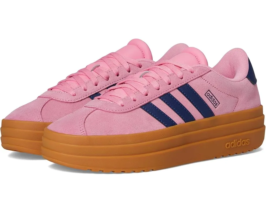 Кроссовки adidas Kids VL Court Bold с кожаным верхом для подростков
