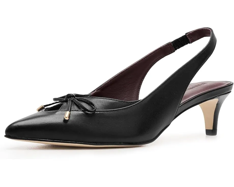 Туфли Misha с открытой пяткой и бантом из кожи от Bernardo