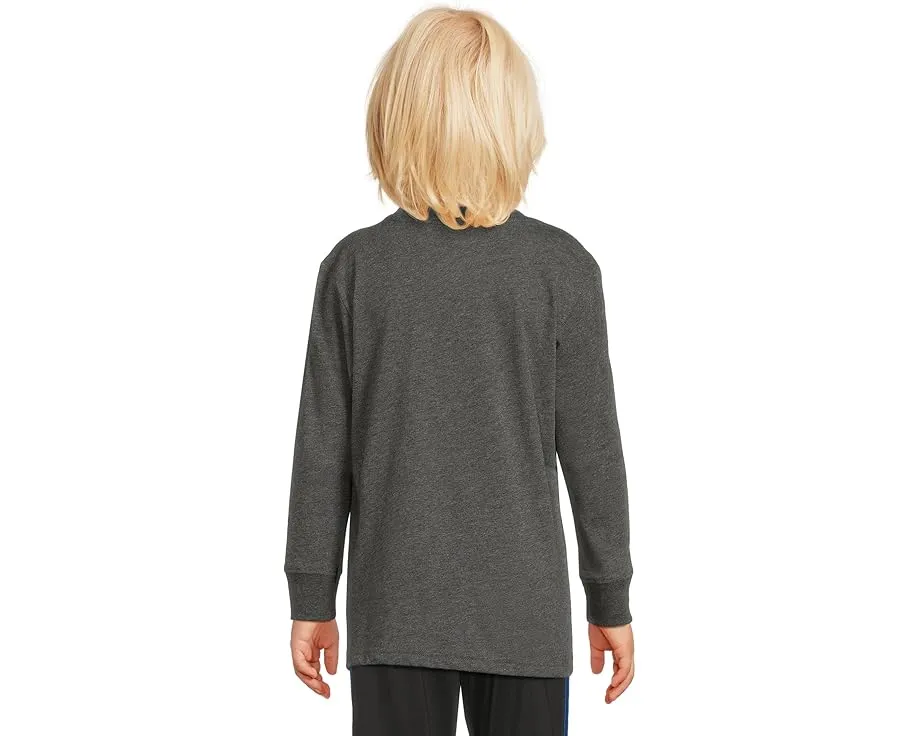 Детская футболка adidas с длинным рукавом и спортивным принтом