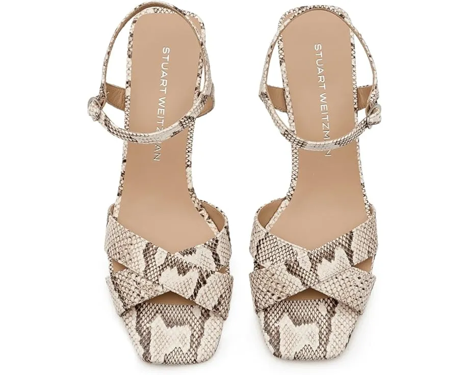 Босоножки Stuart Weitzman Vinnie Sandal 50 на каблуке kitten heel