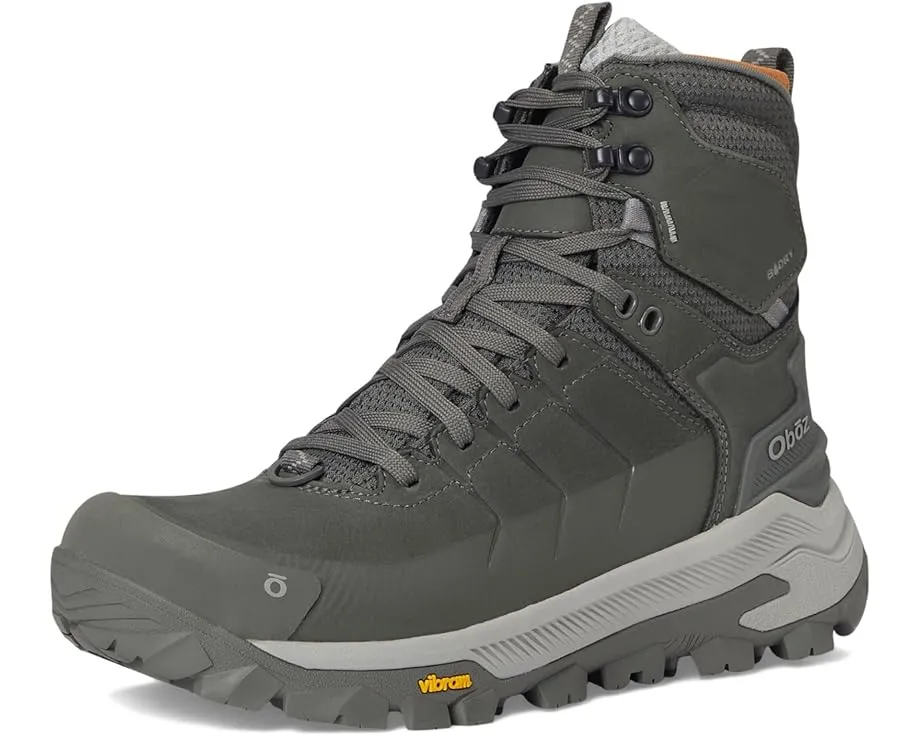 Утепленные водонепроницаемые ботинки Oboz Bangtail Mid Insulated B-Dry с мембраной