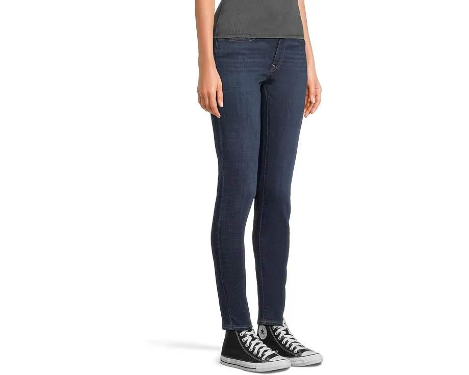 Узкие джинсы Levi's Womens 711 Skinny с кожаным патчем и эластичной тканью
