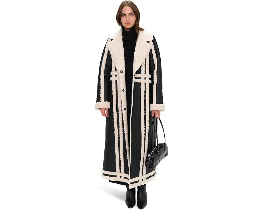 Пальто Show Me Your Mumu Swiss Alps из искусственной кожи с искусственным мехом