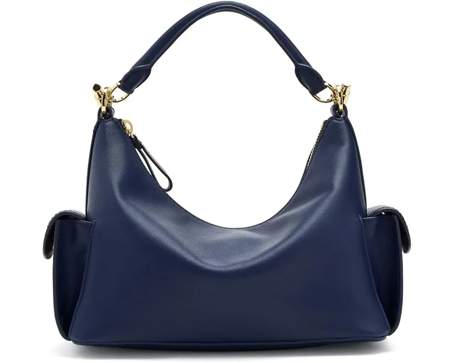 Маленькая плечевая сумка Lauren Ralph Lauren из мягкой кожи наппа