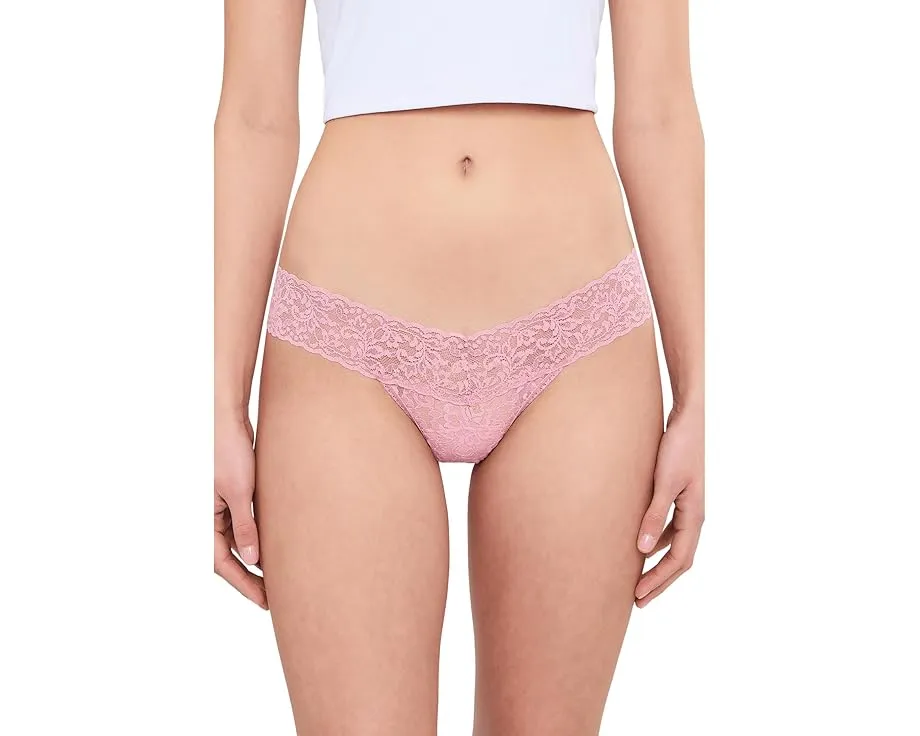 Набор 3 штук трусов стрингов Signature Lace Low Rise от Hanky Panky