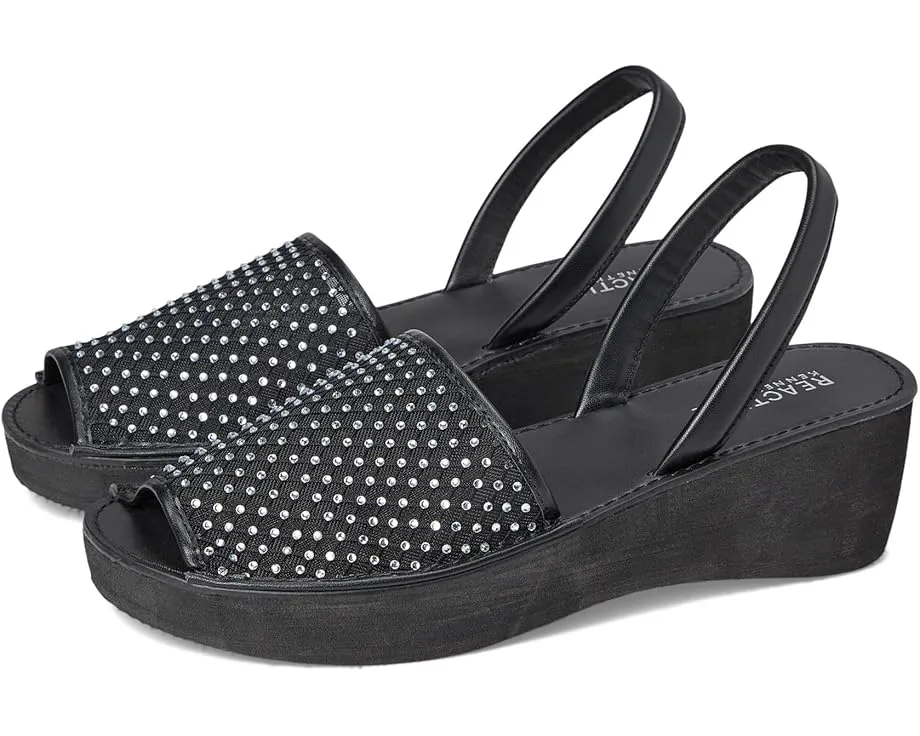 Сандалии Fine Glass Mesh с блестящей сеткой и ремешком на щиколотке