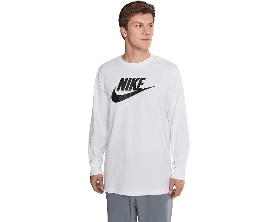 Футболка Nike Sportswear Icon Futura с длинным рукавом из мягкого хлопка
