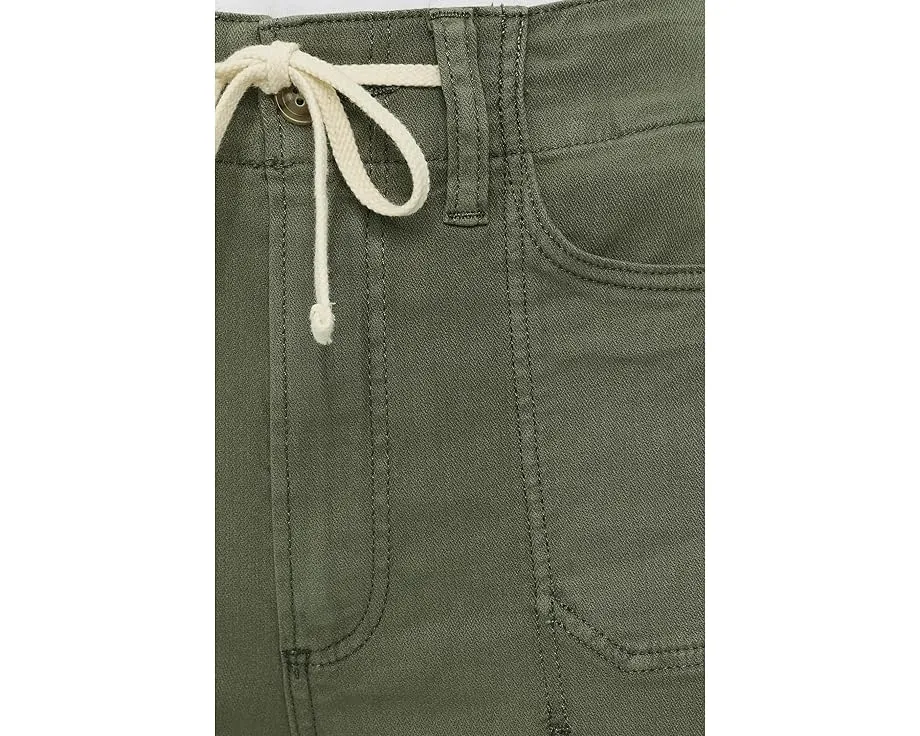 Широкие брюки Paige Ari с завязкой на поясе в цвете Vintage Ivy Green