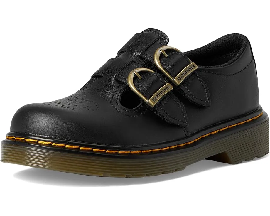 Туфли Mary Jane Dr. Martens 8065 J для детей с перфорацией и пряжками