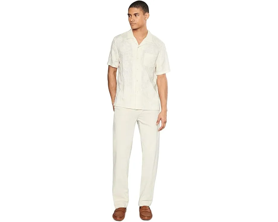 AG Jeans Брюки Archie Sueded Straight с высокой посадкой из итальянской ткани