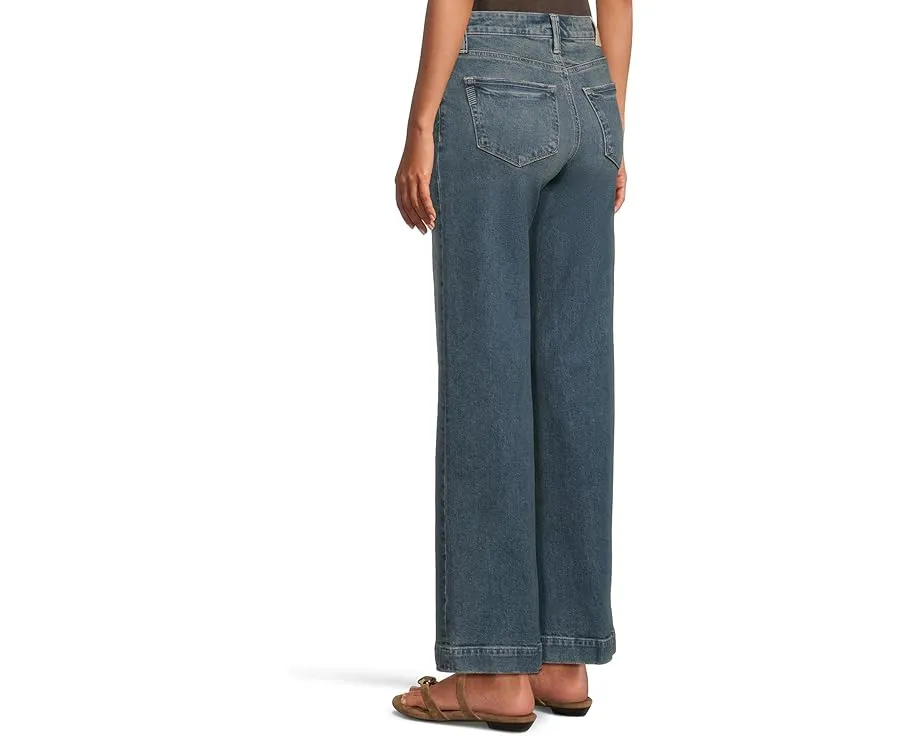 Paige Джинсы Leenah 32 в винтажном стиле с бантовым кроем и высокой талией